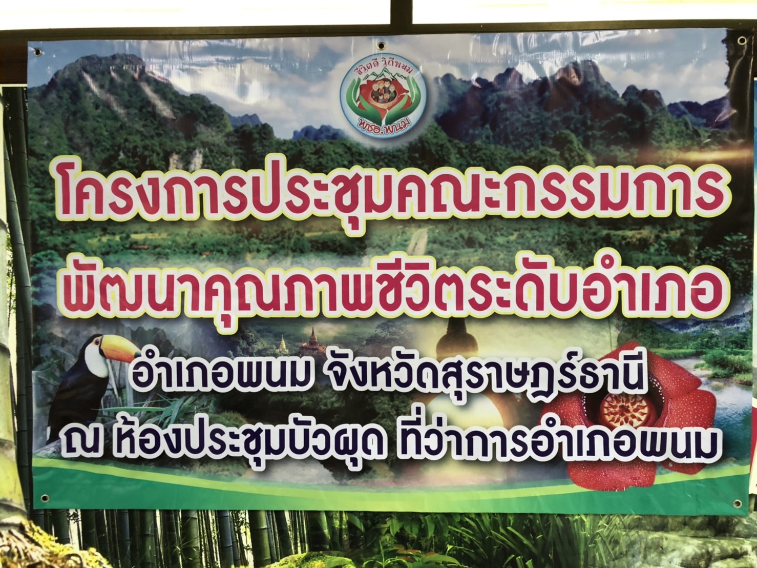 ประชุมคณะกรรมการพัฒนาคุณภาพชีวิตอำเภอพนม ครั้งที่ 3. วันจันทร์ที่ 27 พฤษภาคม 2563 โดยท่านปลัดวิระชัย  ชุมแก้ว เป็นประธานการประชุม